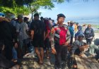 Polisi Patroli Kawasan Wisata Pantai di Agam, Pengunjung Muaro Mati Dilarang Mandi di Laut