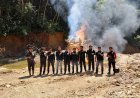 Satgas Anti Ilegal Mining Polres Solok Selatan Tutup Dua Lokasi Tambang Emas Ilegal