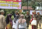 Satbrimob Polda Sumbar Gelar Bakti Sosial di Solok Selama Latihan Jungle Warfare