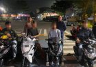Timsus Charli Polresta Padang Amankan Empat Kendaraan Knalpot Brong Antisipasi Tawuran dan Balap Liar