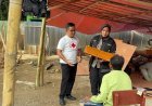Kapolres Padang Pariaman Serahkan Bantuan Kaki Palsu Sekaligus Tinjau Pembangunan SDN 05 Batang Anai