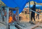 Polres Solok Selatan Gerebek Tambang Emas Ilegal di Sungai Batang Hari