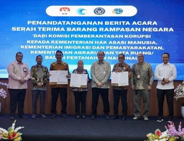 ATR/BPN Terima Barang Rampasan KPK Senilai Rp763 Juta, Disiapkan Dukung Layanan Publik