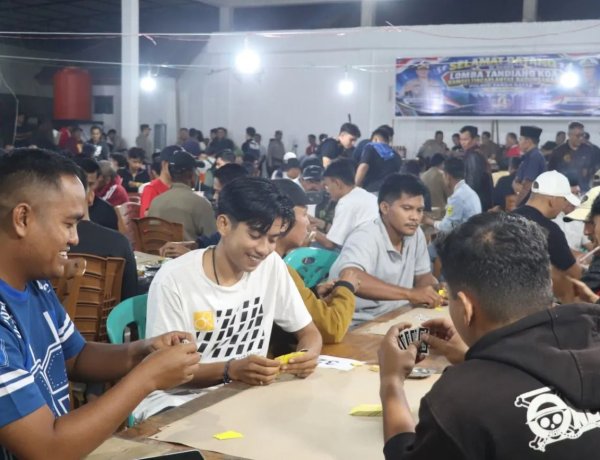 Semarak Hari Lalu Lintas, Polres Tanah Datar Gelar Lomba Tandiang Koa Kamseltibcarlantas Badunsanak